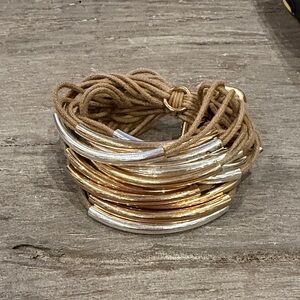 Gillian Julius Elegant Gold and Silver Women's Bracelet